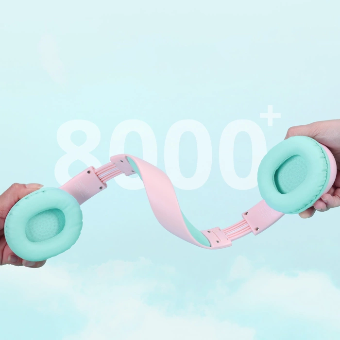 Tronsmart KH02 Wireless Headphones for Kids, Safe - Pink