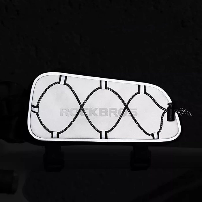 Rockbros 3012010901 bicycle bag for frame 0.9 l - silver