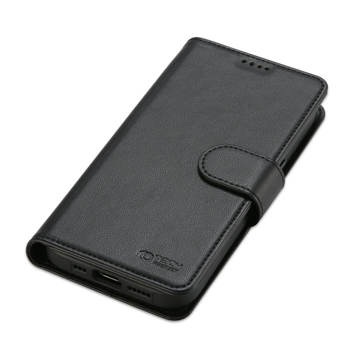 Puzdro Tech-protect Peňaženka MagSafe iPhone 15 Pro Black Case