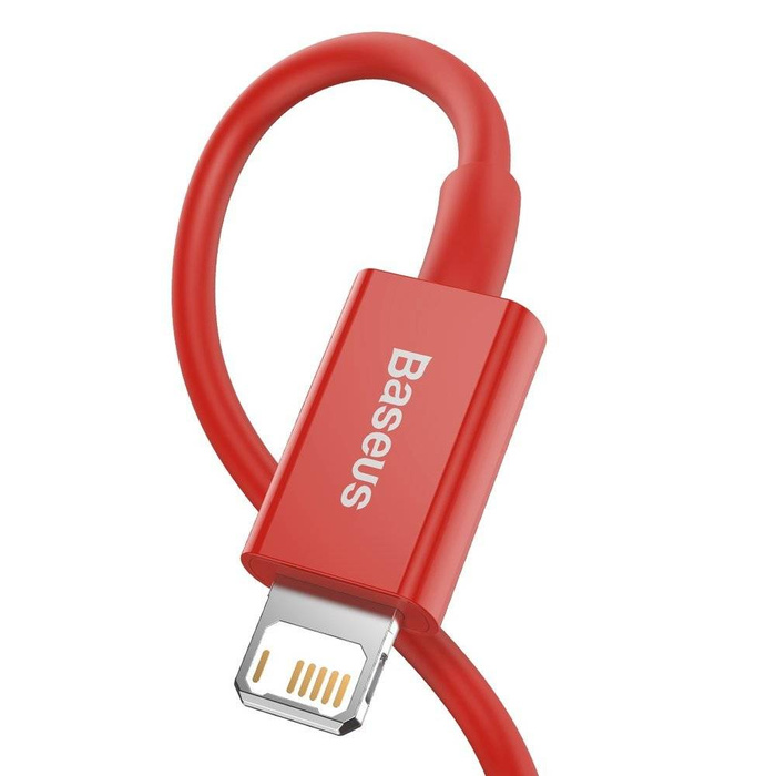 Baseus Superior USB - Lightning Datenkabel 2,4 A 1 m rot (CALYS-A09)