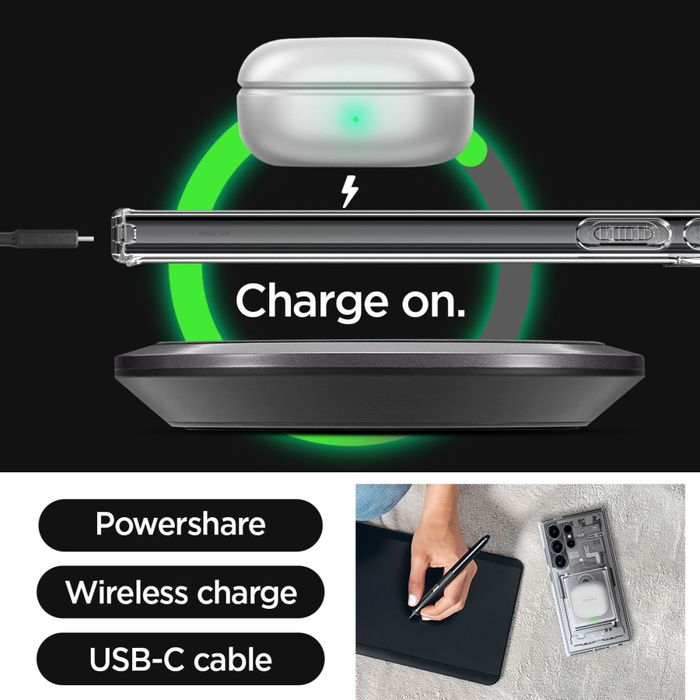 Case Spigen Ultra Hybrid Galaxy S24 Ultra Zero One White Case