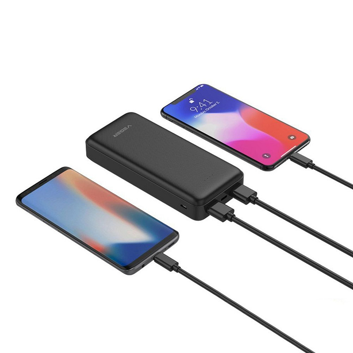 VEGER powerbank 20000 mAh 2A A20 (W2015) czarny EOL