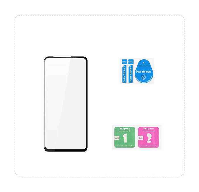 Dux Ducis 9D Tempered Glass odolné tvrzené sklo 9H na celou obrazovku s rámečkem Motorola Moto G8 Power black (vhodné pro pouzdro)