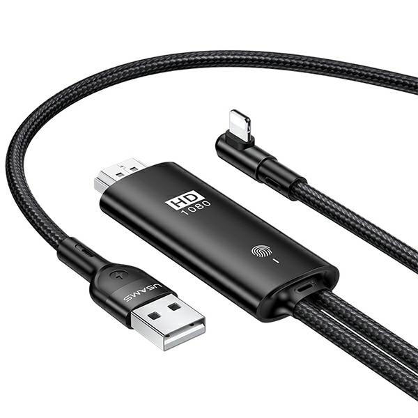 Kabel USAMS HDMI USB Apple Lightning U53 US-SJ442 2m Black