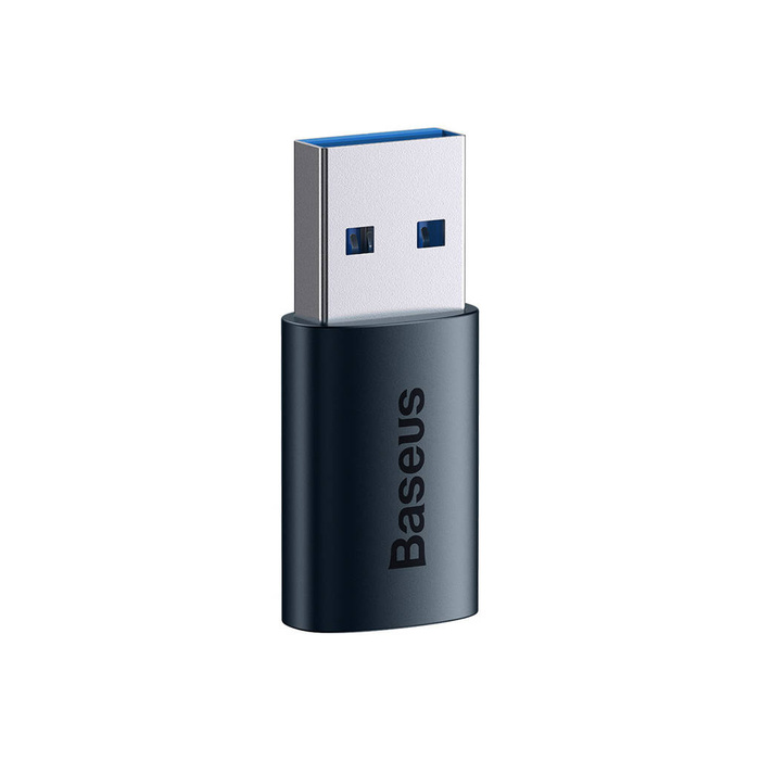 Baseus Ingenuity Series Adaptador mini USB 3.1 OTG a USB tipo C azul (ZJJQ000103)