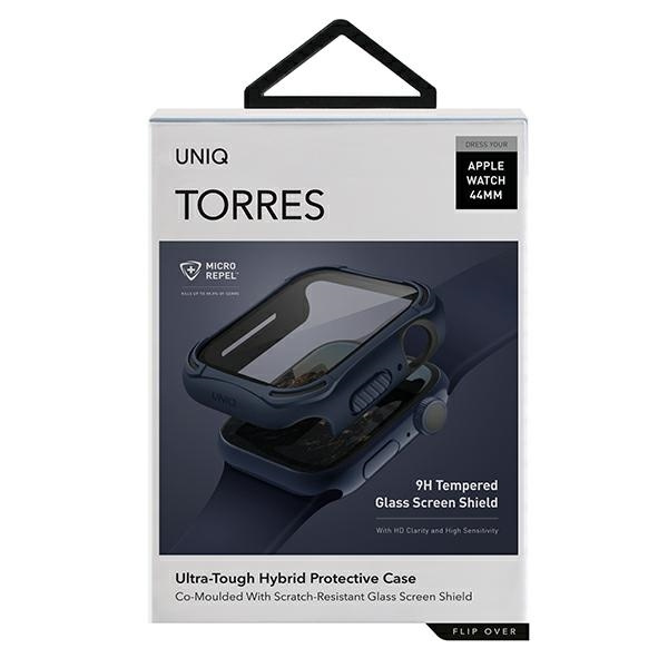 Uniq Hülle für Torres Apple Watch Series 4/5/6 / SE 44 mm. blau / marineblau