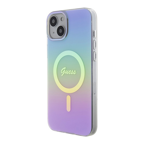 Hülle Guess GUHMP15MHITSU iPhone 15 Plus 6,7" lila/violett hartcase IML Iridescent MagSafe Case
