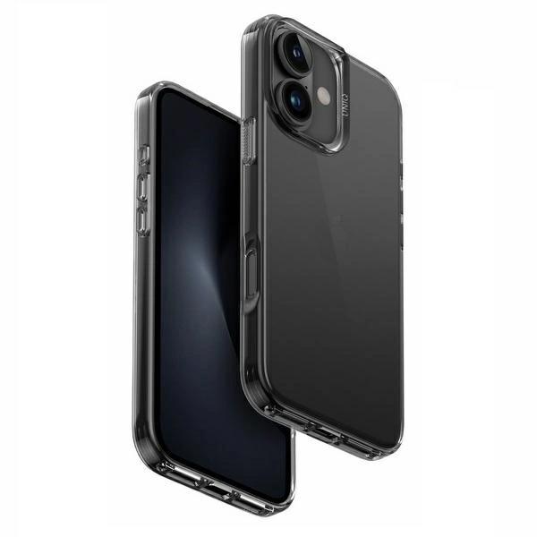 UNIQ etui Air Fender iPhone 16 6.1" szary/smoked
