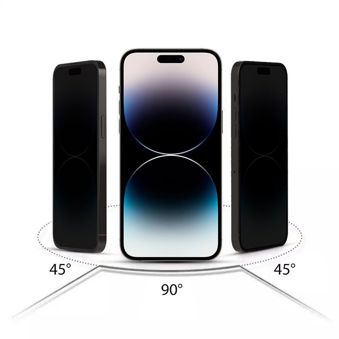 SZKŁO PRYWATYZUJĄCE HOFI ANTI SPY GLASS PRO+ 2-PACK IPHONE 16 PRO PRIVACY
