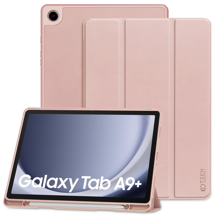 Coque Tech-protect Sc Pen Samsung Galaxy Tab A9+ Plus 11.0 X210 / X215 / X216 Rose