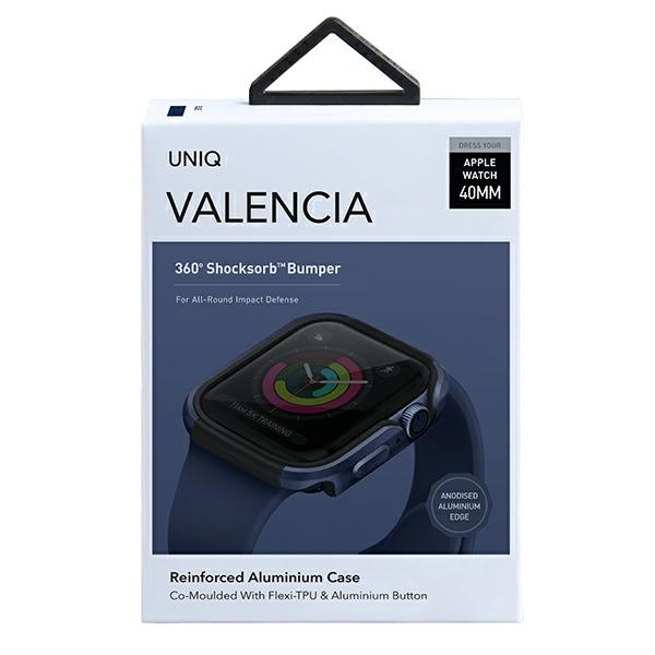Uniq case for Valencia Apple Watch Series 4/5/6 / SE 40mm. blue / atlantic blue