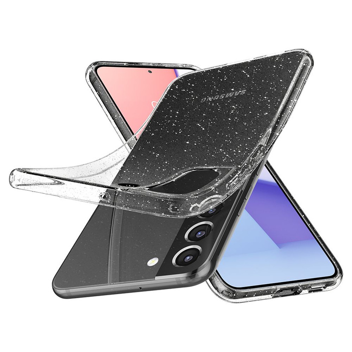 Pouzdro SPIGEN Galaxy Glitter průhledné třpytivé Case z Liquid Crystal