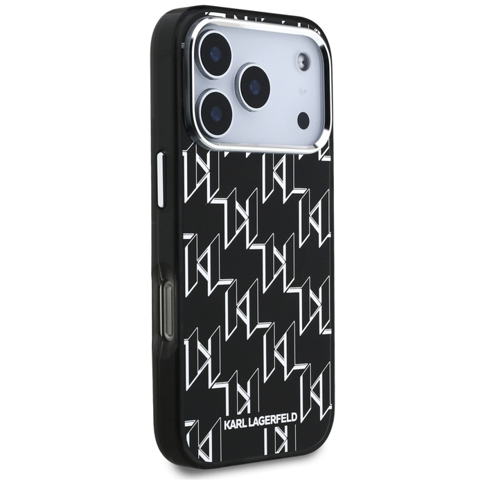 Etui Karl Lagerfeld IML KL Monogram      MagSafe do iPhone 17 Pro czarny