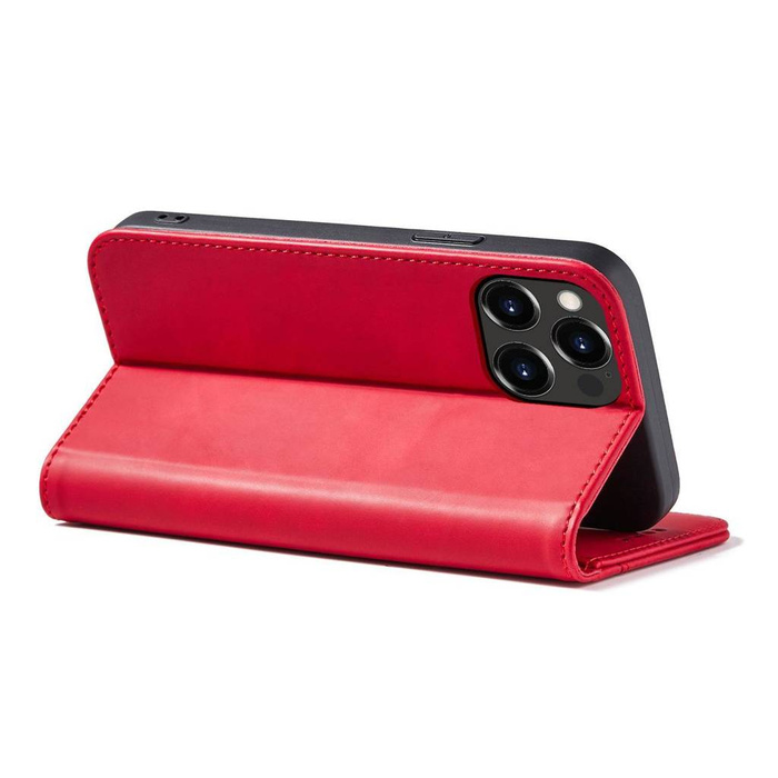Magnet Fancy Case obal iPhone 14 Pro Max flip cover wallet stand red