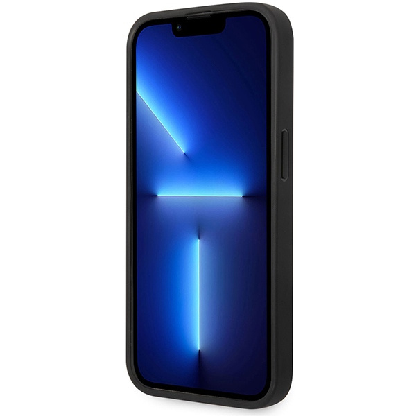 Cover BMW BMHMP14X22RFGR iPhone 14 Pro Max 6,7" bordeaux/ bordeaux Pelle con motivo a diamante MagSafe