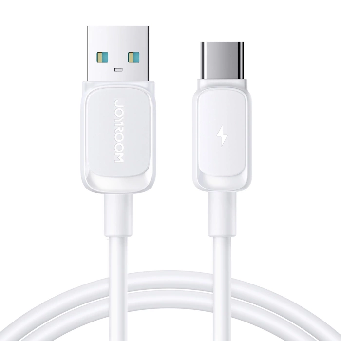 Joyroom Multi-Color Series A14 USB-A/USB-C 3A-Kabel 1,2 m – Weiß