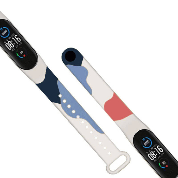 Cinturino Cinturino di ricambio Moro per cinturino Xiaomi Mi Band 6/Mi Band 5 braccialetto camo nero (10)