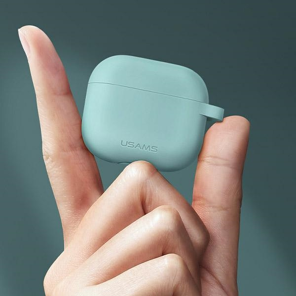 Hülle USAMS Apple AirPods 3 Schutzsilikon Rosa Case