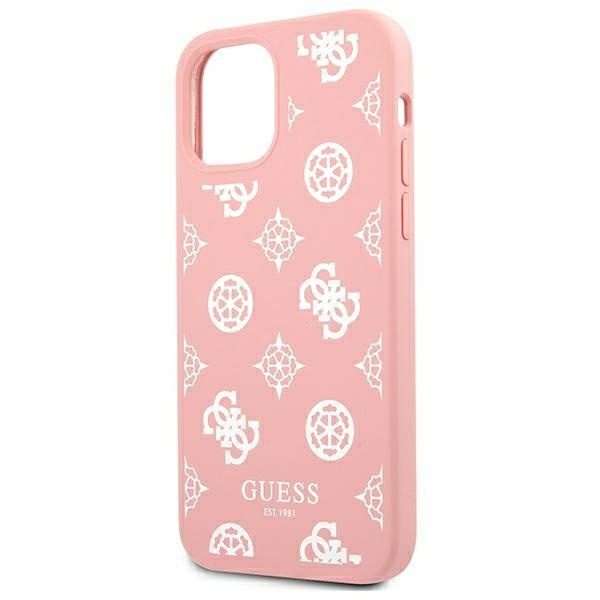  GUESS   12 Pro Max Peony Collection Pink Hardcase