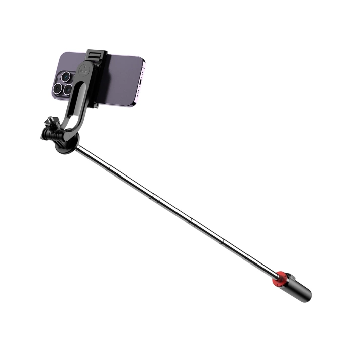 Selfie stick WC1Y3S telescopic tripod 1.3m with phone holder - black