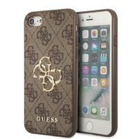 Guess GUHCI84GMGBR iPhone 7/8/SE 2020/2022 hnědá/hnědá hardcase 4G Big Metal Logo