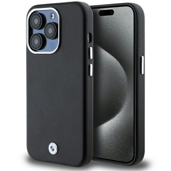 Case Bmw Bmhmp14x23pufwk IPhone 14 Pro Max 6.7" Black/Black Signature Wrapped Metal MagSafe Case