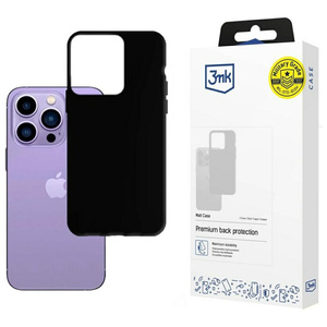 Hülle 3mk Matt Case iPhone 14 Pro Max 6,7" schwarz/schwarz