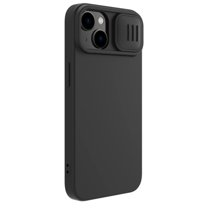 Nillkin CamShield Silky Silicone case for iPhone 14/13 (classic black)