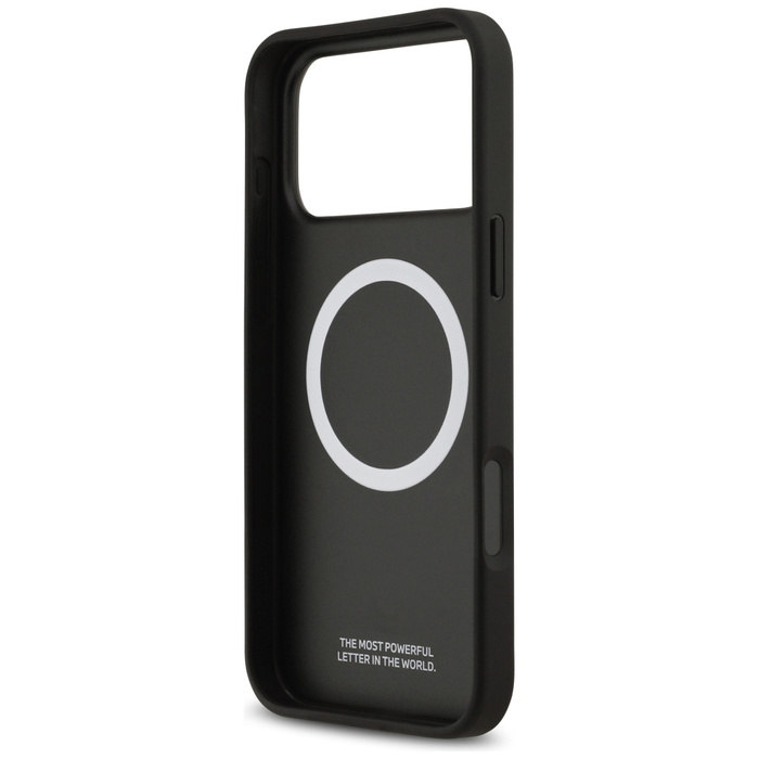 Etui BMW M Kevlar Lines & Logo MagSafe   do iPhone 17 Pro Max czarny