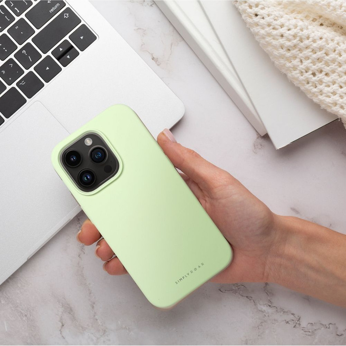 Futerał Roar Cloud-Skin - do iPhone 13 Jasnozielony