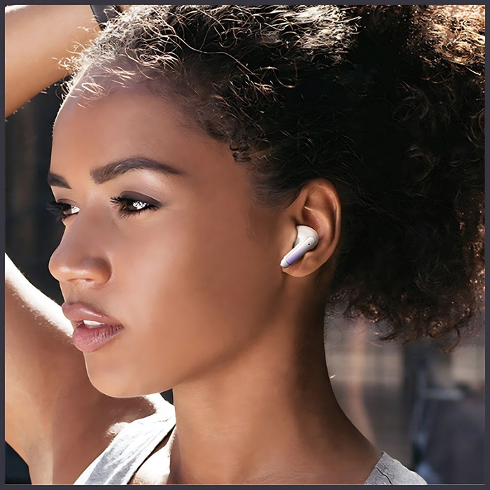 USAMS Słuchawki Bluetooth 5.3 TWS X-don series bezprzewodowe czarny/black BHUENCXD01 (US-XD19)