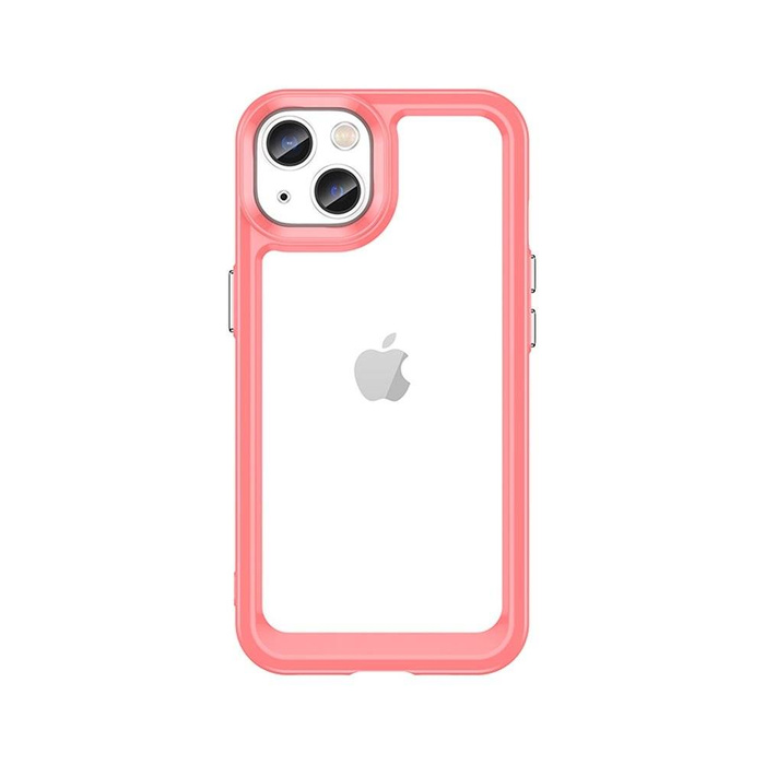 Outer Space Case case for iPhone 13 hard cover with a gel frame red