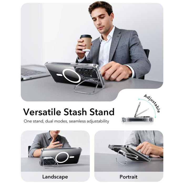 ESR CLASSIC HYBRID KICKSTAND MagSafe GALAXY S26 KLAR