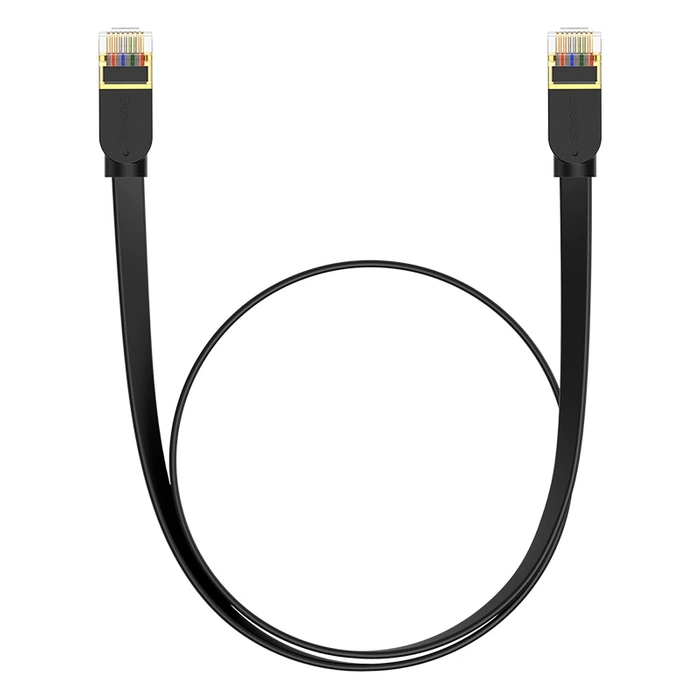 Baseus Cat 7 UTP Ethernet RJ45 Cable Flat 0,5m black