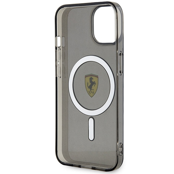 Hülle Ferrari FEHMP14MURKK iPhone 14 Plus 6,7" schwarz/schwarz hartcase Transluzent MagSafe Case