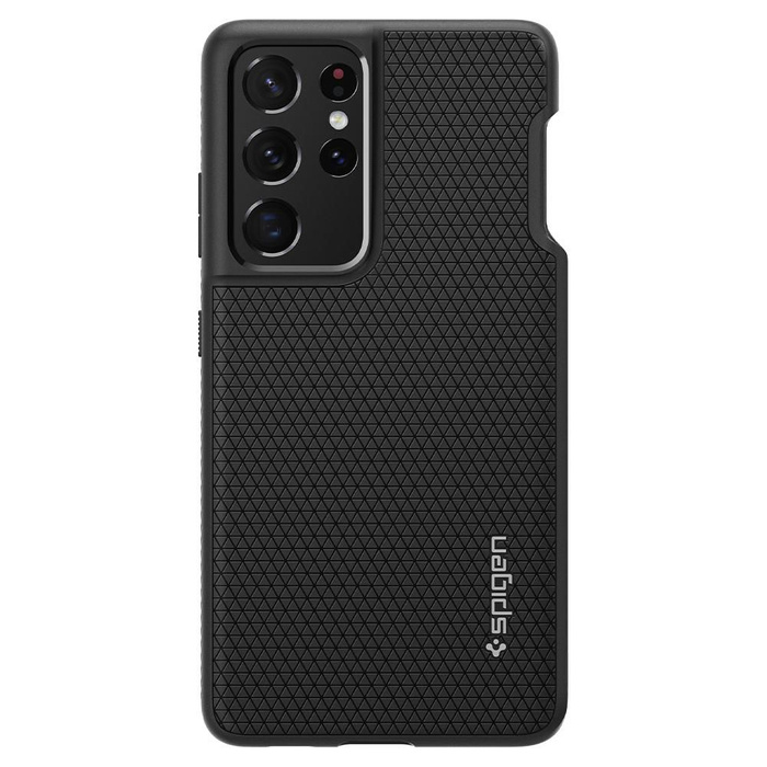 Case Spigen Galaxy S21 Ultra Liquid Air Pen MATTE Black Black Case
