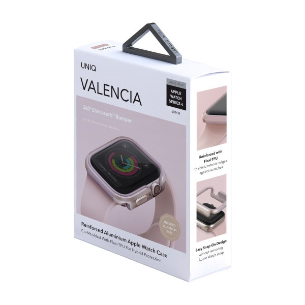 Custodia Uniq per Apple Watch Serie Valencia 4/5/6 / SE 40 mm. oro rosa / rosa oro cipria