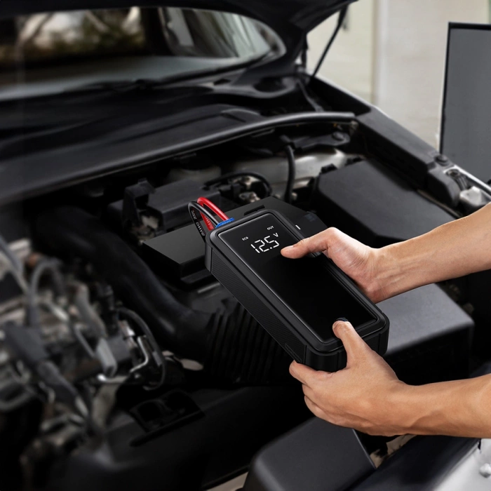 Startér se superkondenzátorem Baseus Super Energy Mega Series BS-CH007 3000A 12V USB-C / EC8 / DC - šedý