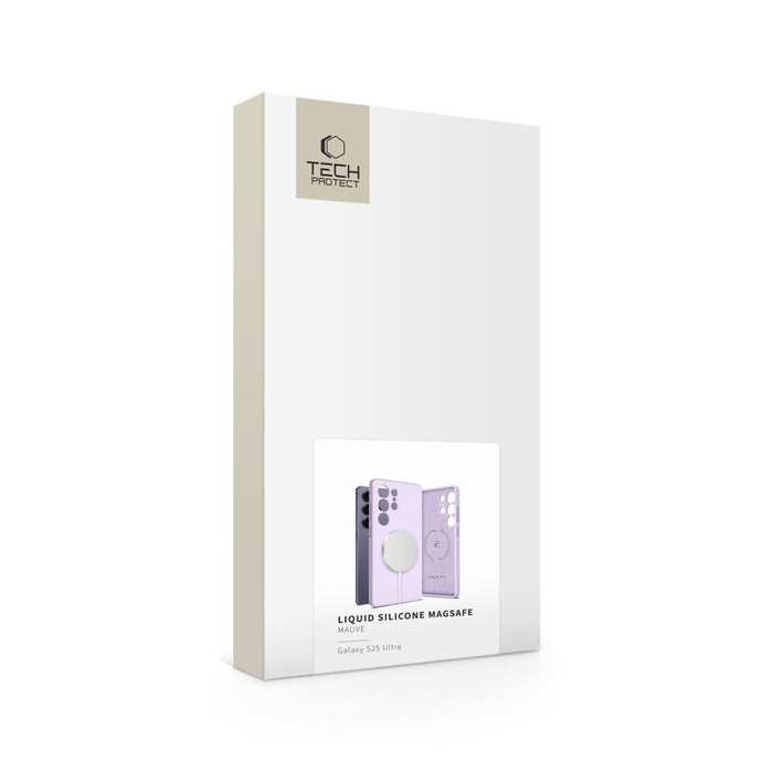 Etui TECH-PROTECT LIQUID SILICONE MAGSAFE GALAXY S25 ULTRA MAUVE