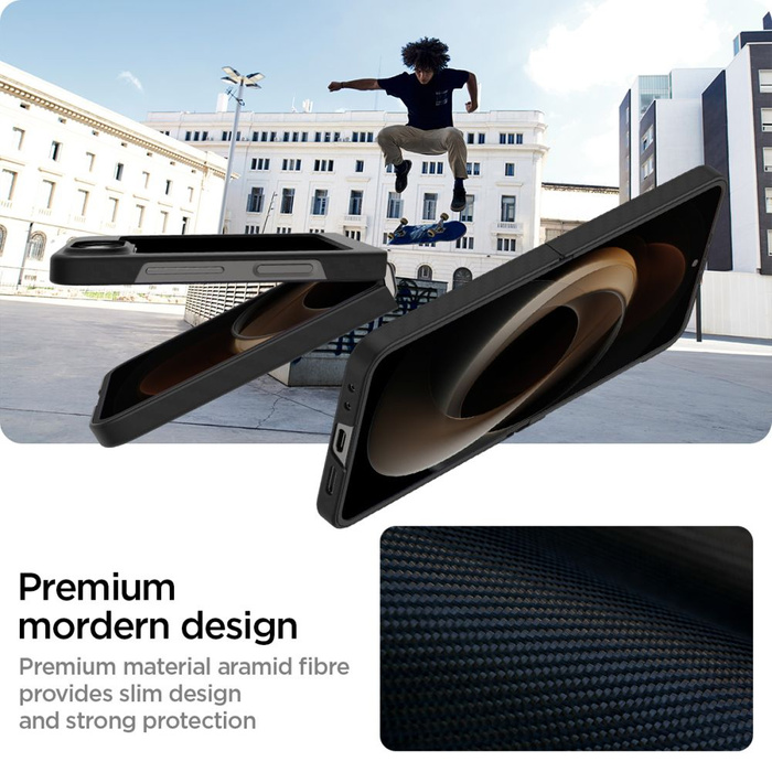 Spigen Z Flip AIRSKIN GALAXY 6 ARAMIDE NERO