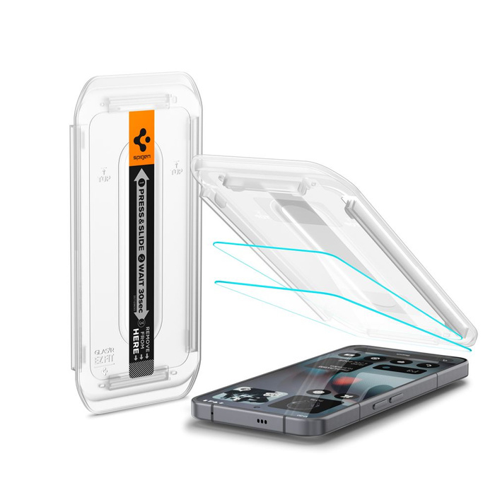 Verre trempé Spigen GLAS.TR "EZ FIT" 2-PACK NOTHING PHONE 3 CLEAR