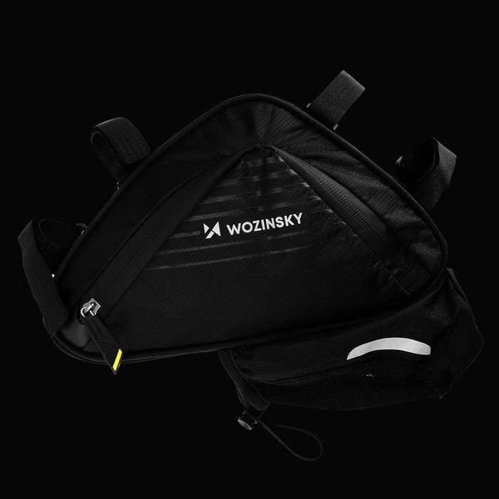 Bolsa de bicicleta Wozinsky debajo del cuadro negro (WBB23BK)