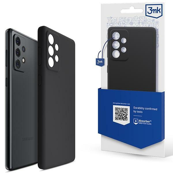 3mk Silicone Case Sam A33 5G A336 noir/noir