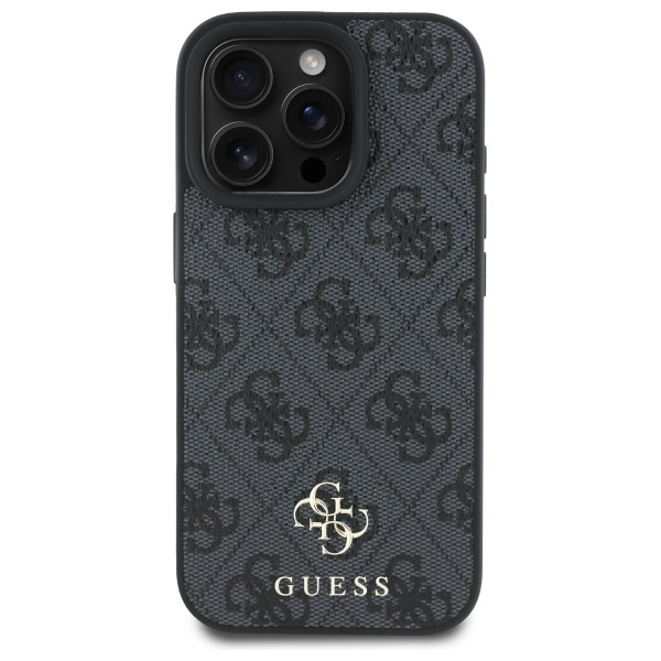 Guess GUHMP16LP4SM4MK iPhone 16 Pro 6.3"  czarny/black hardcase 4G Small Classic MagSafe