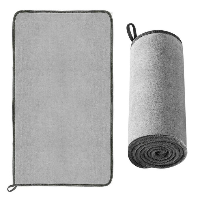 Baseus mikrovláknový vysoušecí ručník do auta mikrovlákno 40 cm x 80 cm šedý (CRXCMJ-A0G)