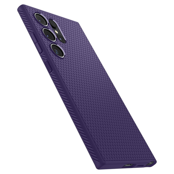 Coque Spigen Liquid Air Samsung Galaxy S24 Ultra Deep Purple Case