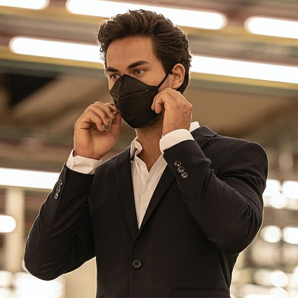 AirPOP Pocket Mask NV 2pcs black/black protective mask