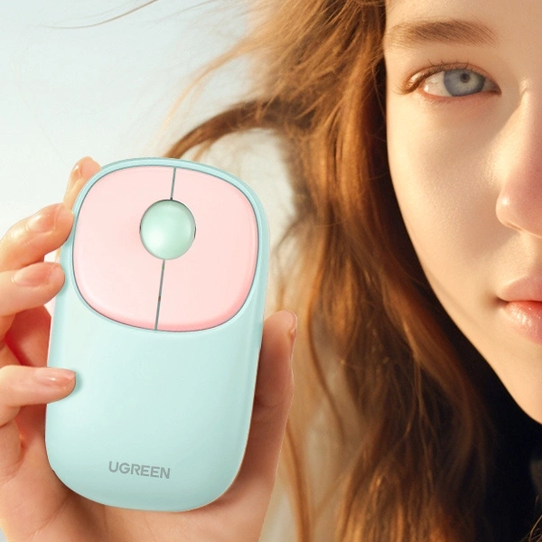 UGREEN FUN+ MU102 2.4G+BT Wireless Mouse (Pink)