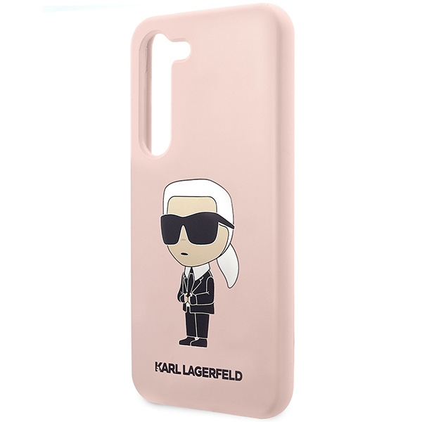 Obal Karl Lagerfeld Silicone Nft Ikonik - Obal Samsung Galaxy S23 (růžový) Case