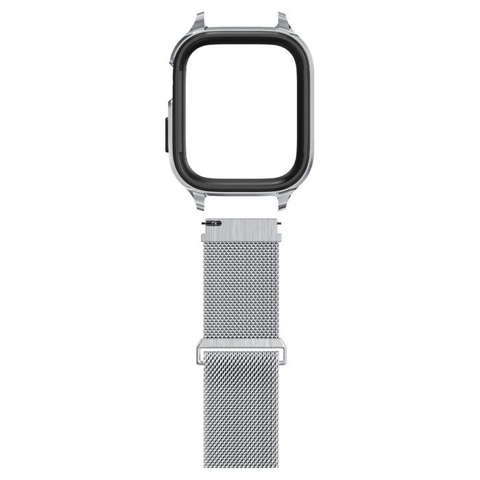 Spigen Metal Fit "pro" Apple Watch 4 / 5 / 6 / 7 / 8 / Se (44 / 45 Mm) Silver